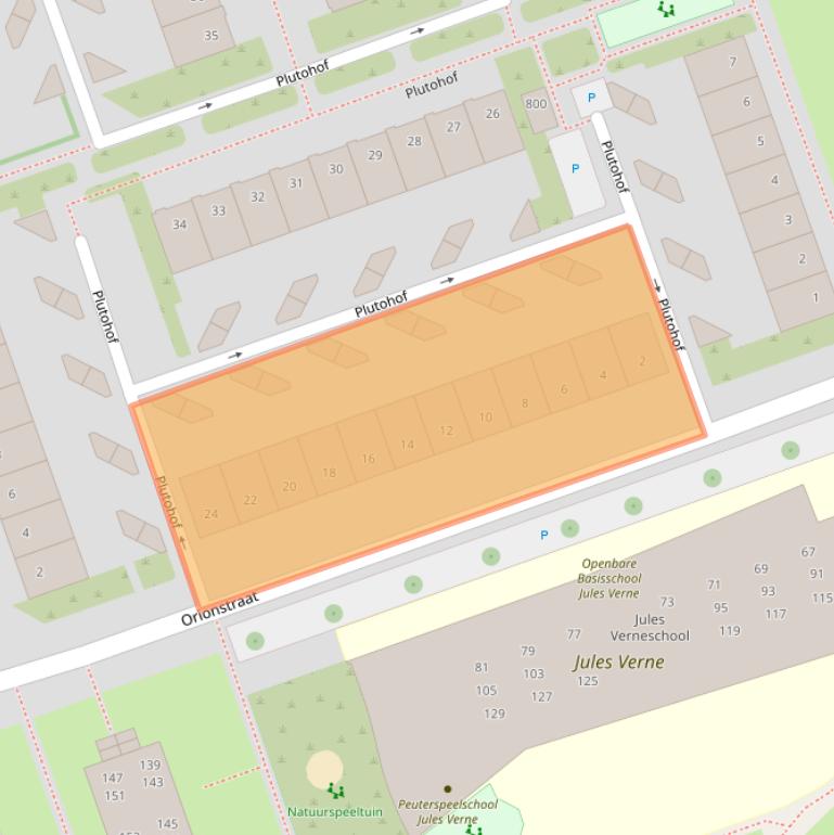 Kaart van postcodegebied 1622BS.