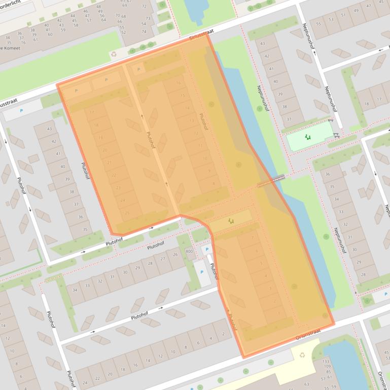 Kaart van postcodegebied 1622BW.