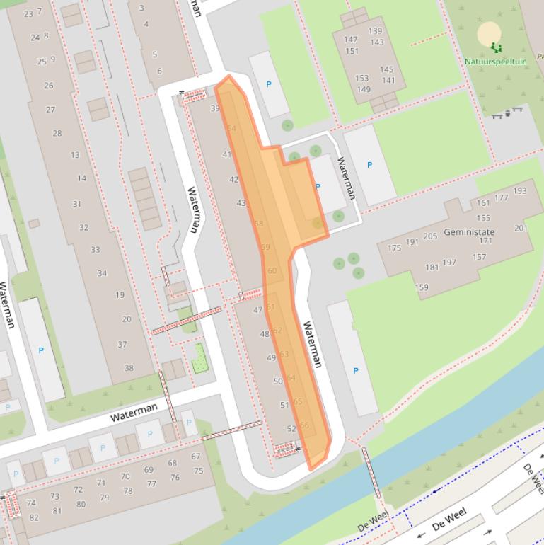 Kaart van postcodegebied 1622CR.