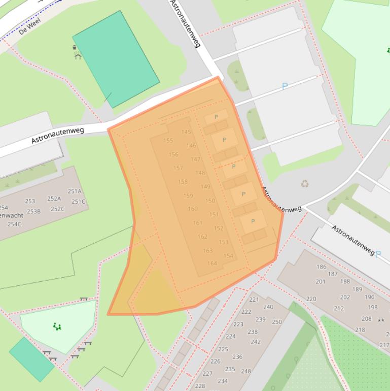 Kaart van postcodegebied 1622DK.