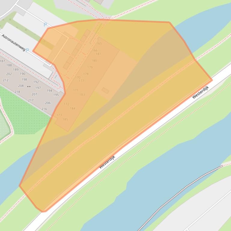 Kaart van postcodegebied 1622DL.