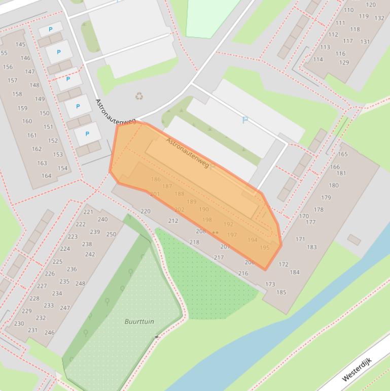 Kaart van postcodegebied 1622DM.