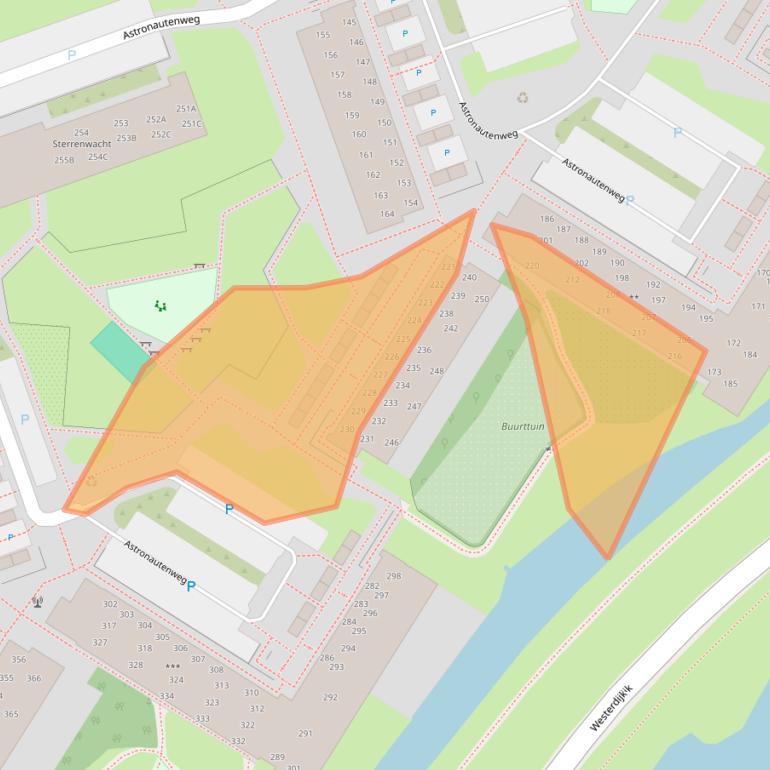 Kaart van postcodegebied 1622DN.