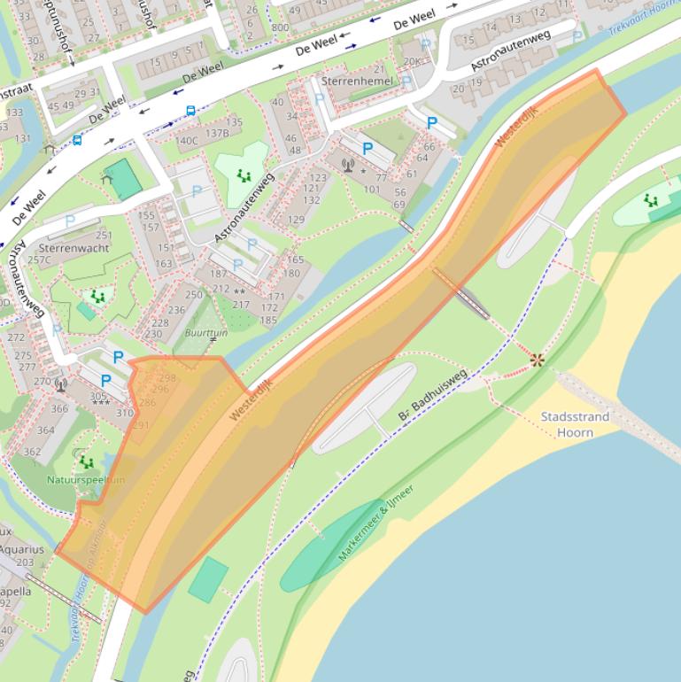 Kaart van postcodegebied 1622DT.