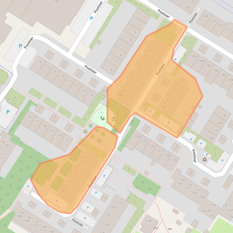 Kaart van postcodegebied 1622EE.