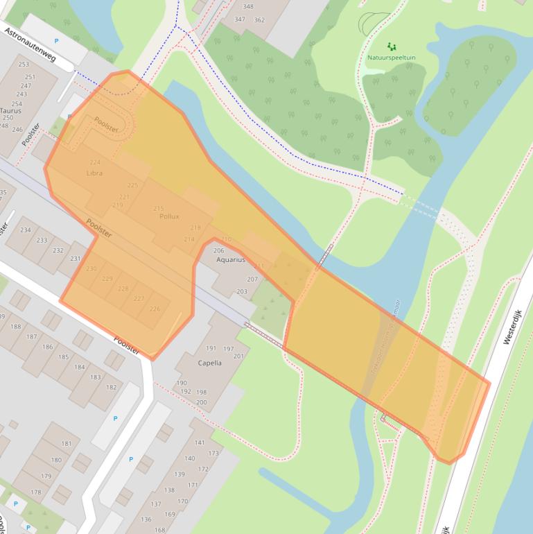 Kaart van postcodegebied 1622EP.