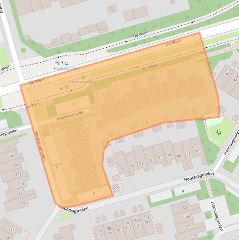 Kaart van postcodegebied 1622HD.