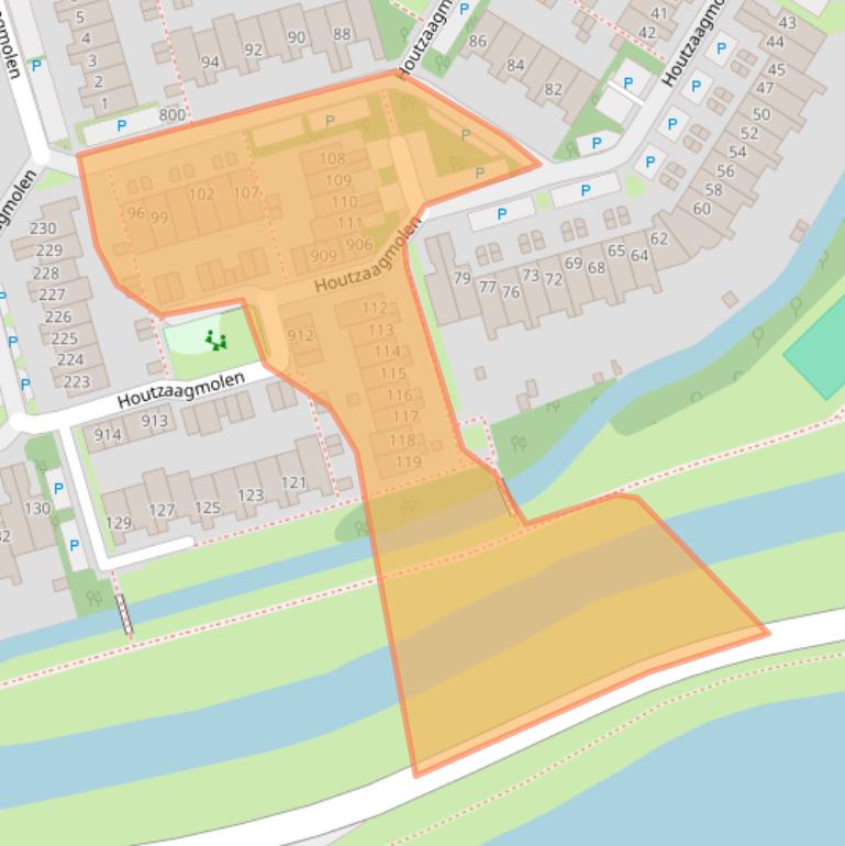 Kaart van postcodegebied 1622HK.