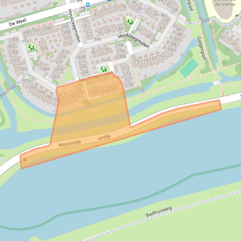 Kaart van postcodegebied 1622HL.