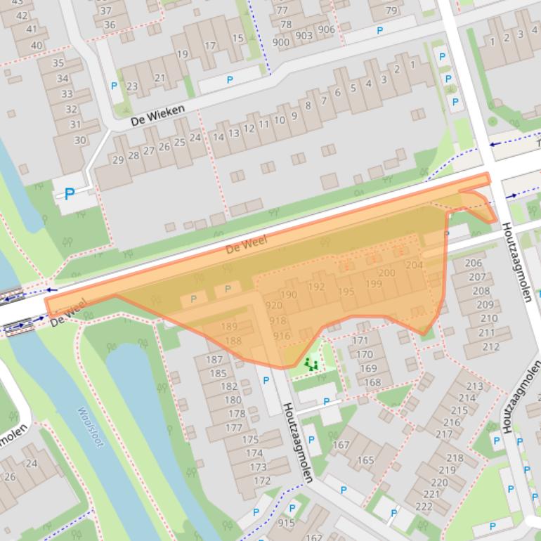 Kaart van postcodegebied 1622HP.