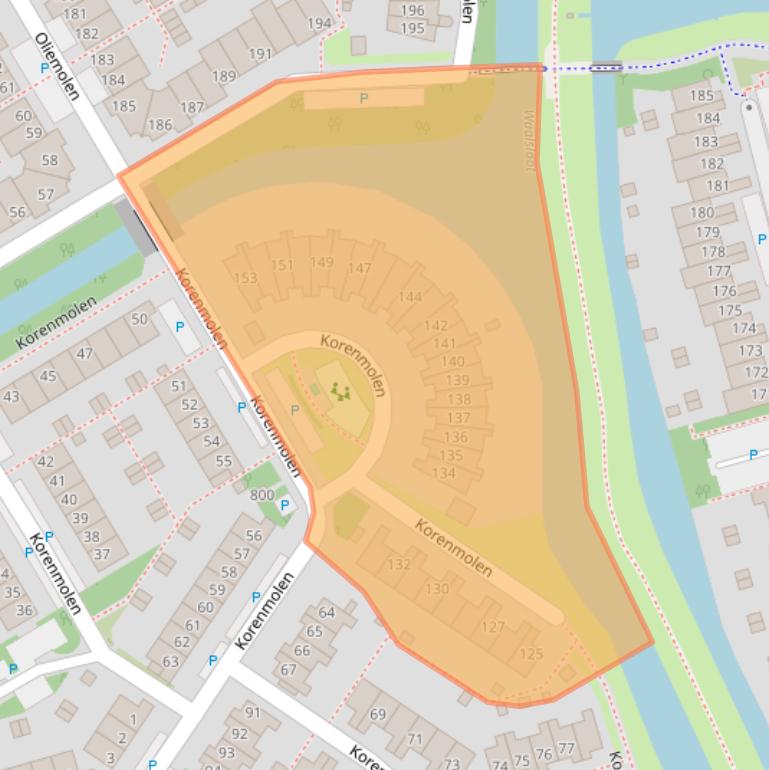 Kaart van postcodegebied 1622JH.