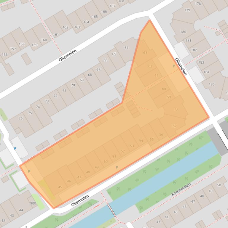 Kaart van postcodegebied 1622JL.