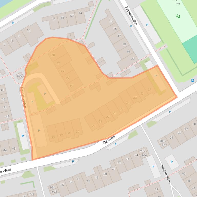 Kaart van postcodegebied 1622KV.