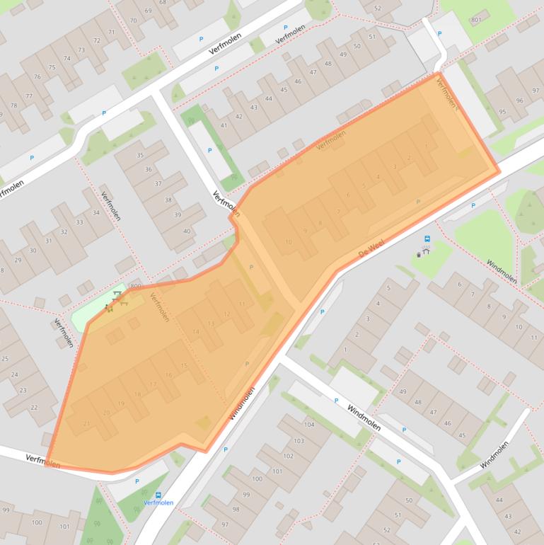 Kaart van postcodegebied 1622LL.