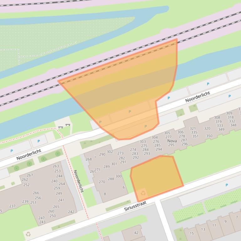 Kaart van postcodegebied 1622ZK.