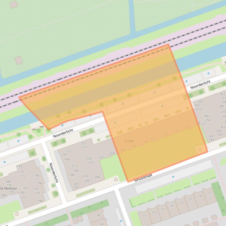 Kaart van postcodegebied 1622ZL.