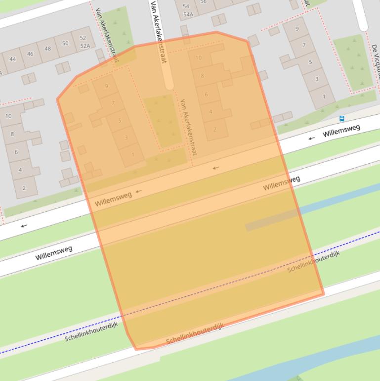 Kaart van postcodegebied 1623JK.