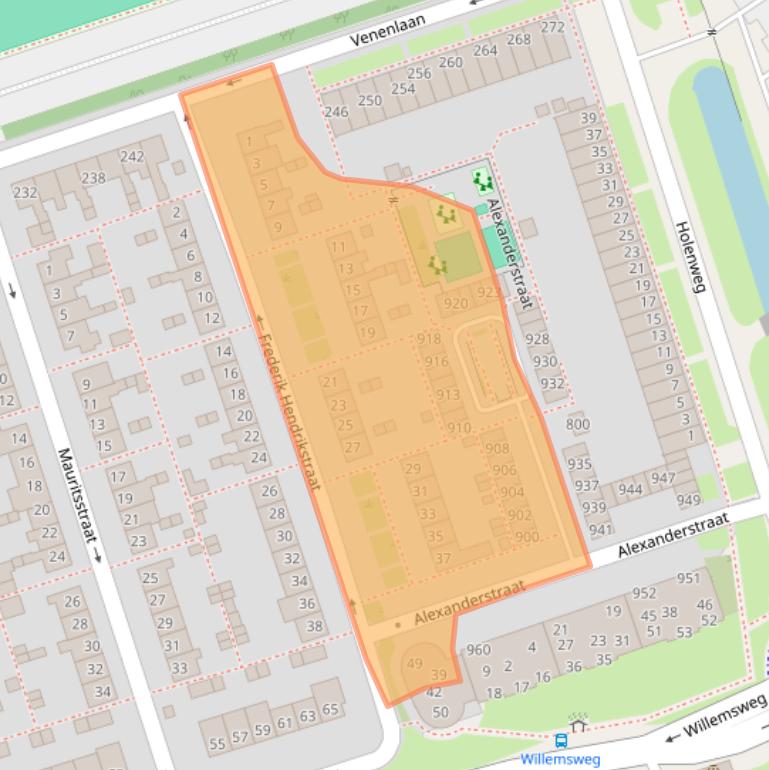 Kaart van postcodegebied 1623JW.