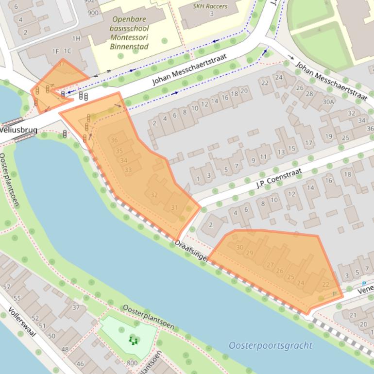 Kaart van postcodegebied 1623LB.