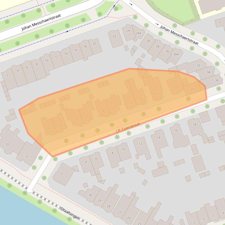 Kaart van postcodegebied 1623LD.