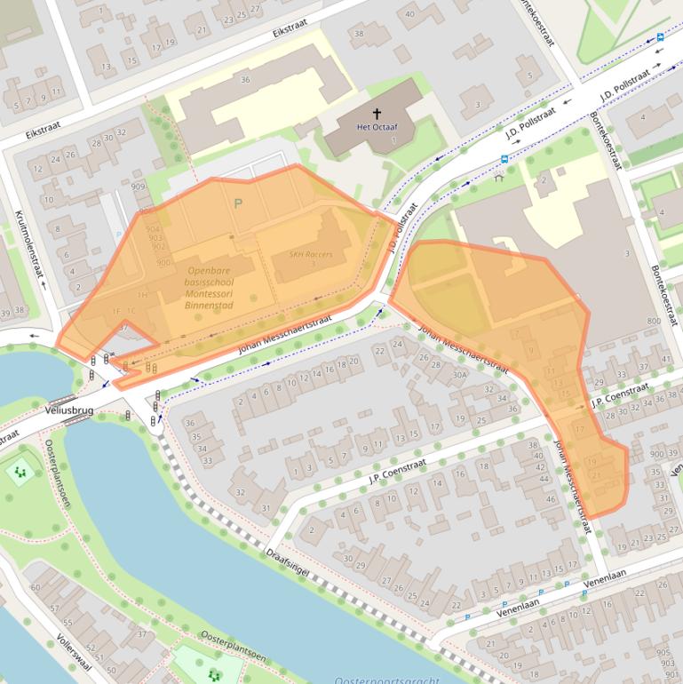 Kaart van postcodegebied 1623LJ.