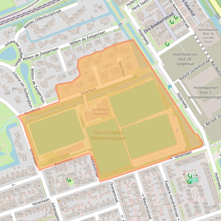 Kaart van postcodegebied 1623ML.