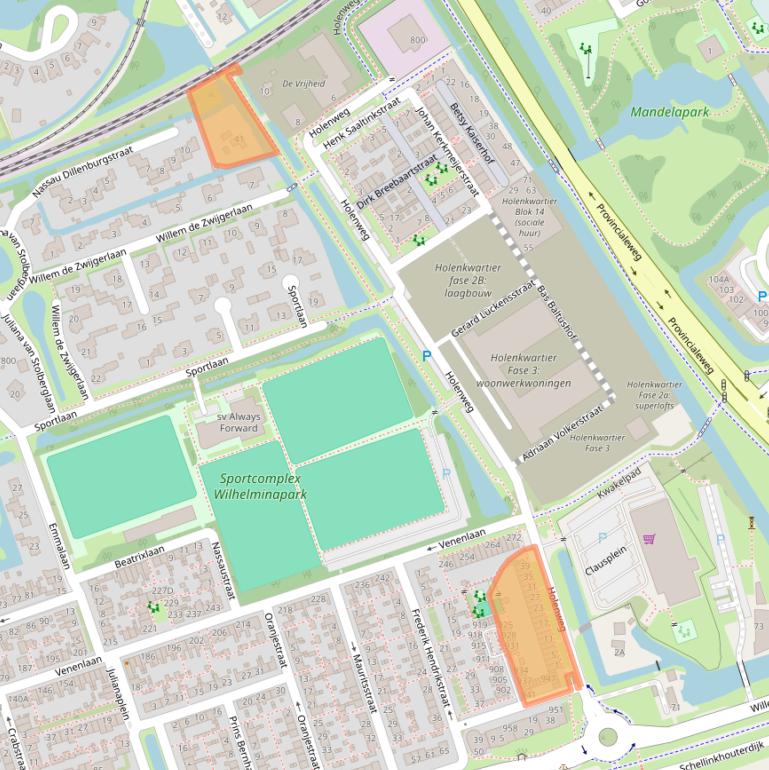 Kaart van postcodegebied 1623PA.