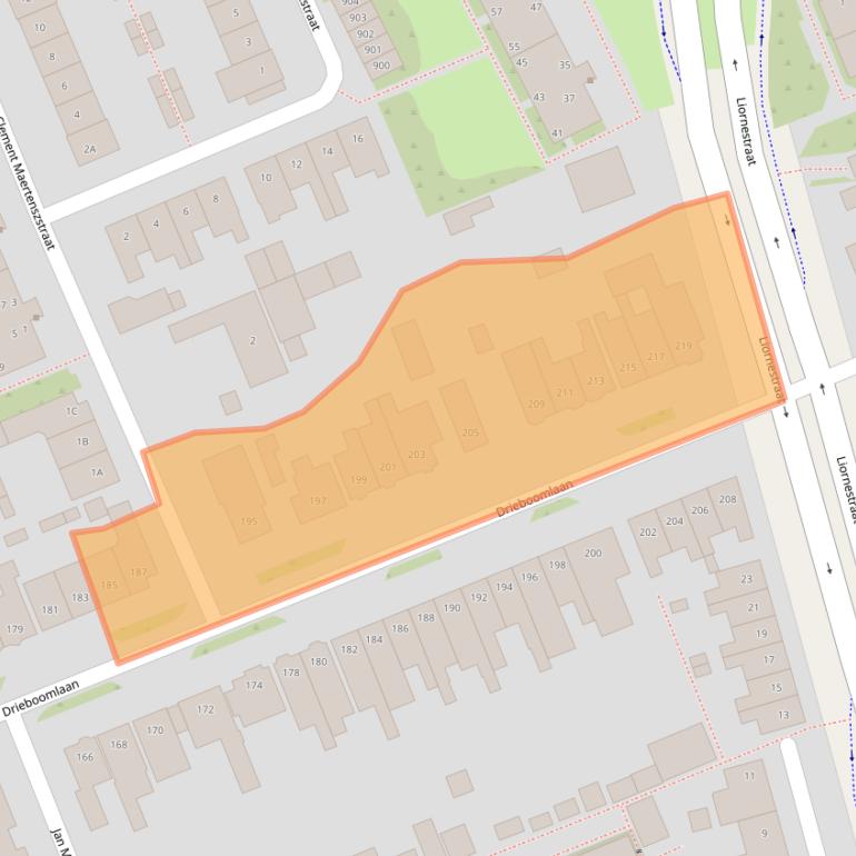 Kaart van postcodegebied 1624BG.