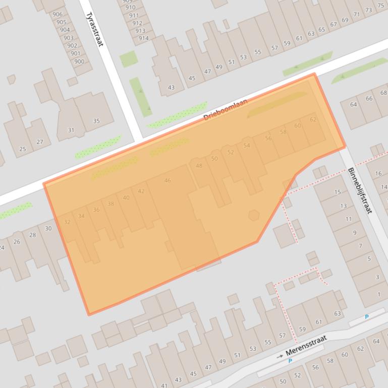 Kaart van postcodegebied 1624BM.