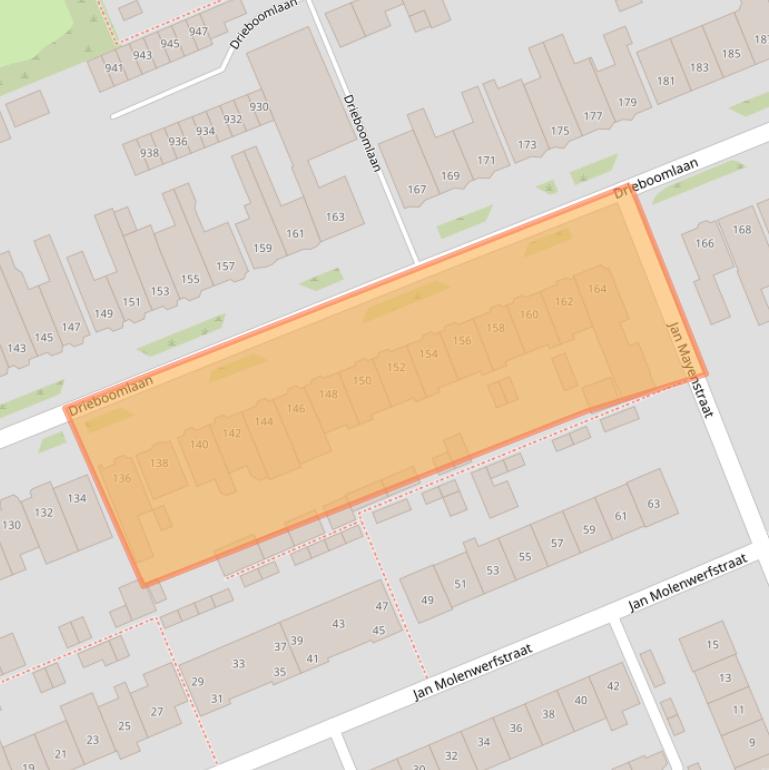 Kaart van postcodegebied 1624BR.