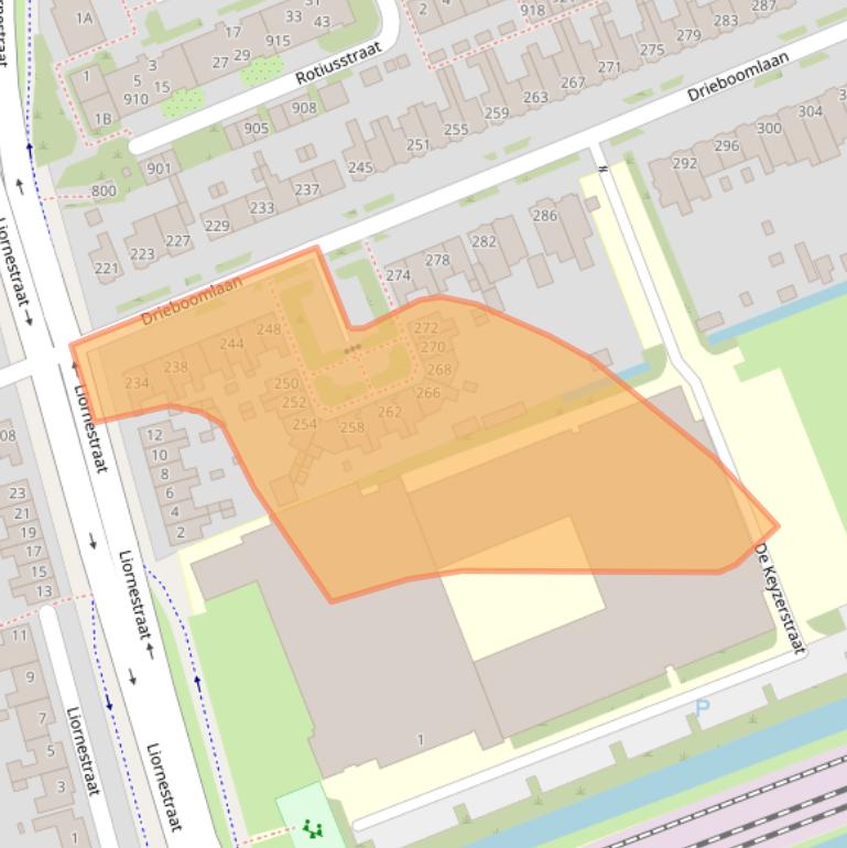 Kaart van postcodegebied 1624BT.
