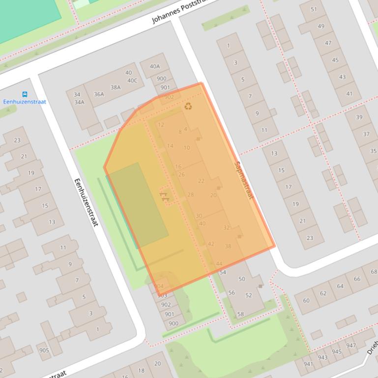 Kaart van postcodegebied 1624CM.