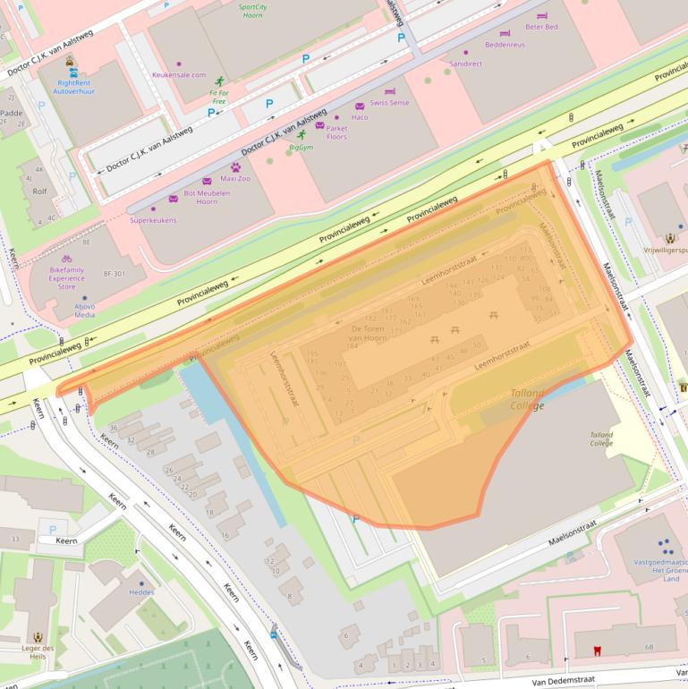 Kaart van postcodegebied 1624NM.