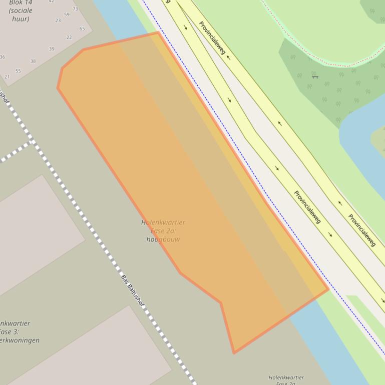 Kaart van postcodegebied 1624PM.