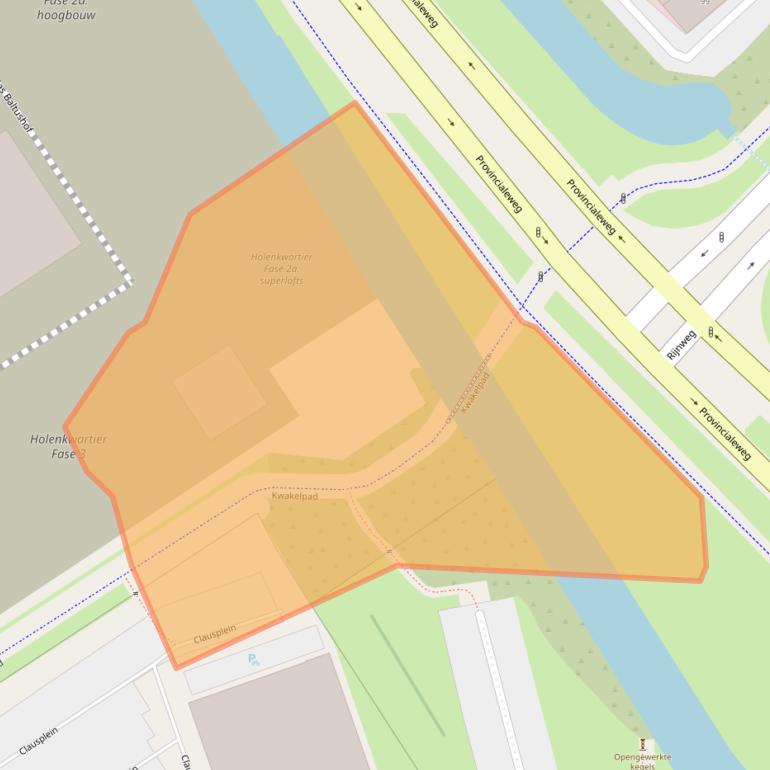 Kaart van postcodegebied 1624PN.