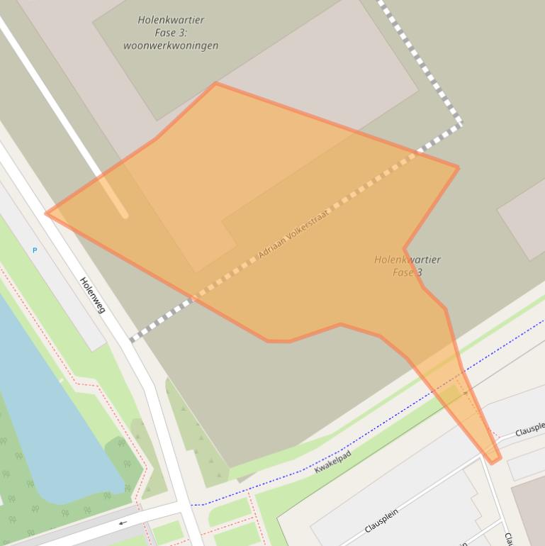 Kaart van postcodegebied 1624PV.