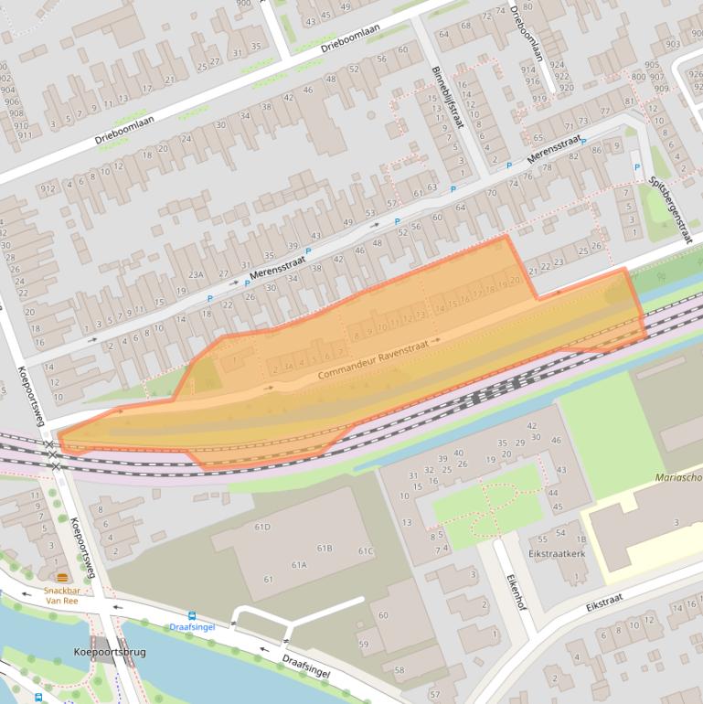 Kaart van postcodegebied 1624TA.
