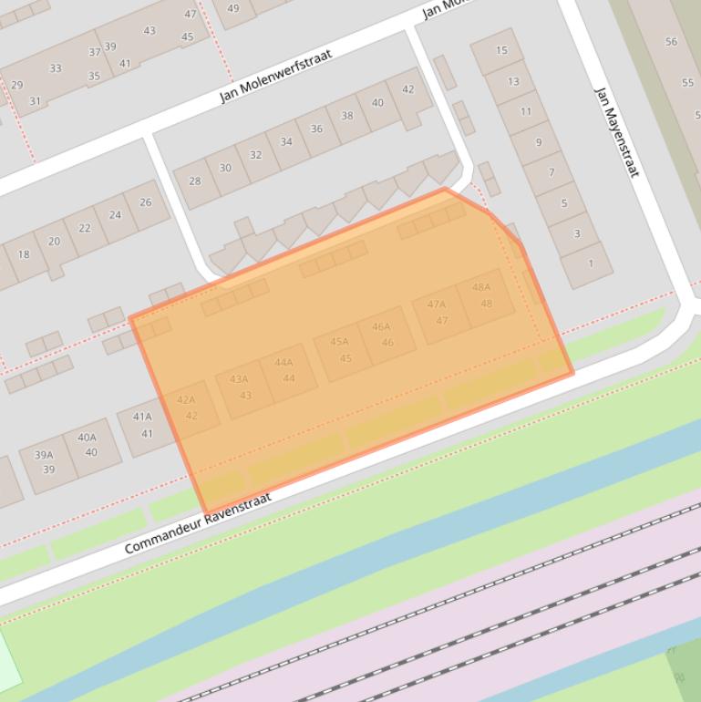 Kaart van postcodegebied 1624TD.