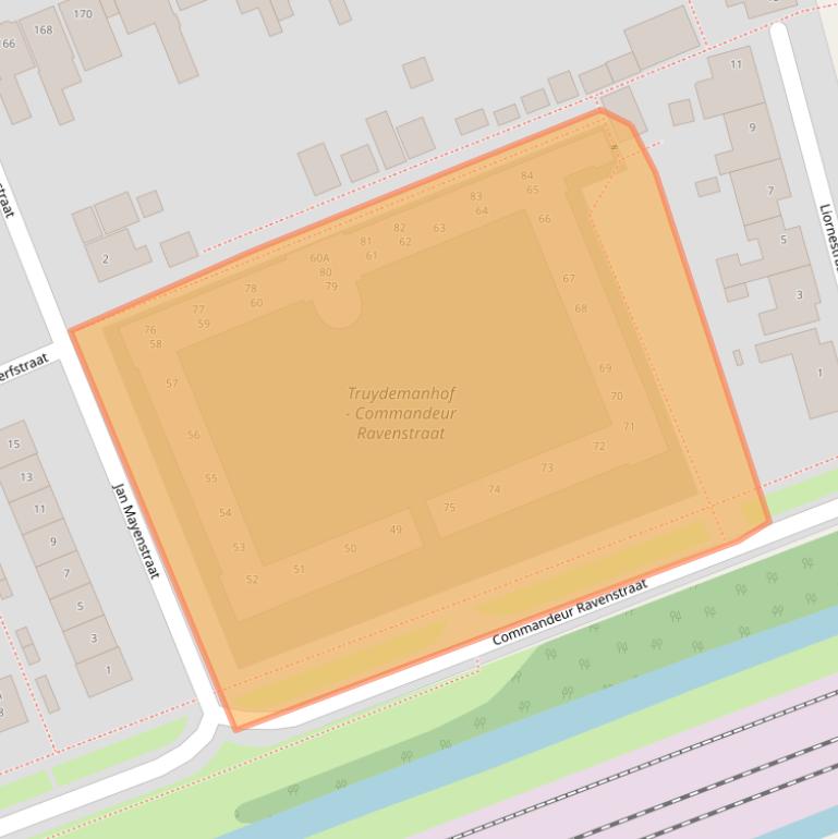 Kaart van postcodegebied 1624TE.