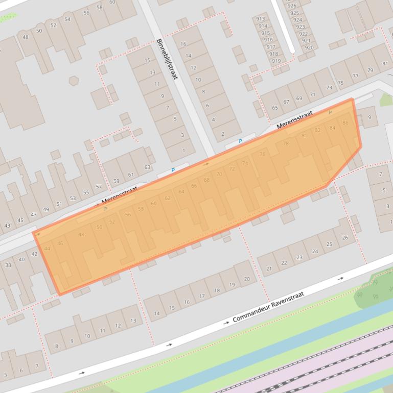 Kaart van postcodegebied 1624TL.