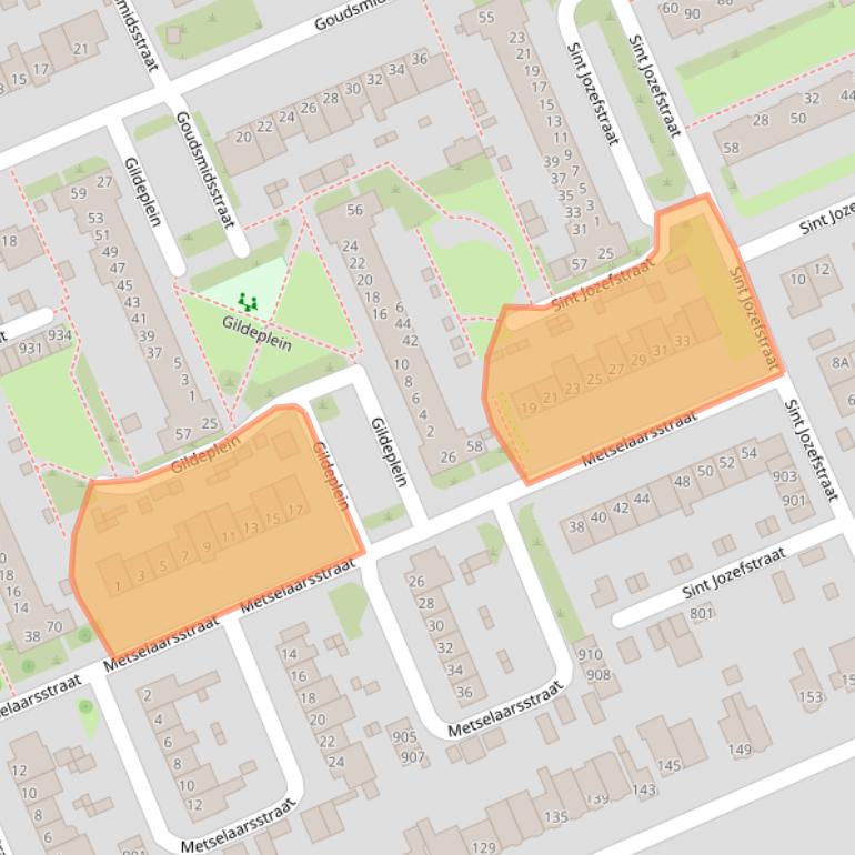 Kaart van postcodegebied 1624VA.