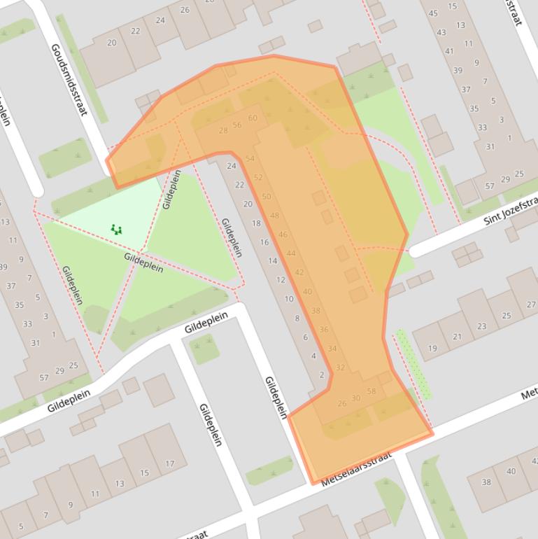 Kaart van postcodegebied 1624VH.