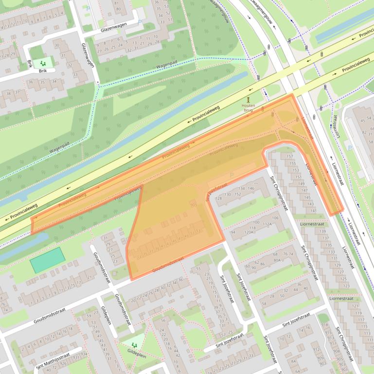 Kaart van postcodegebied 1624VK.