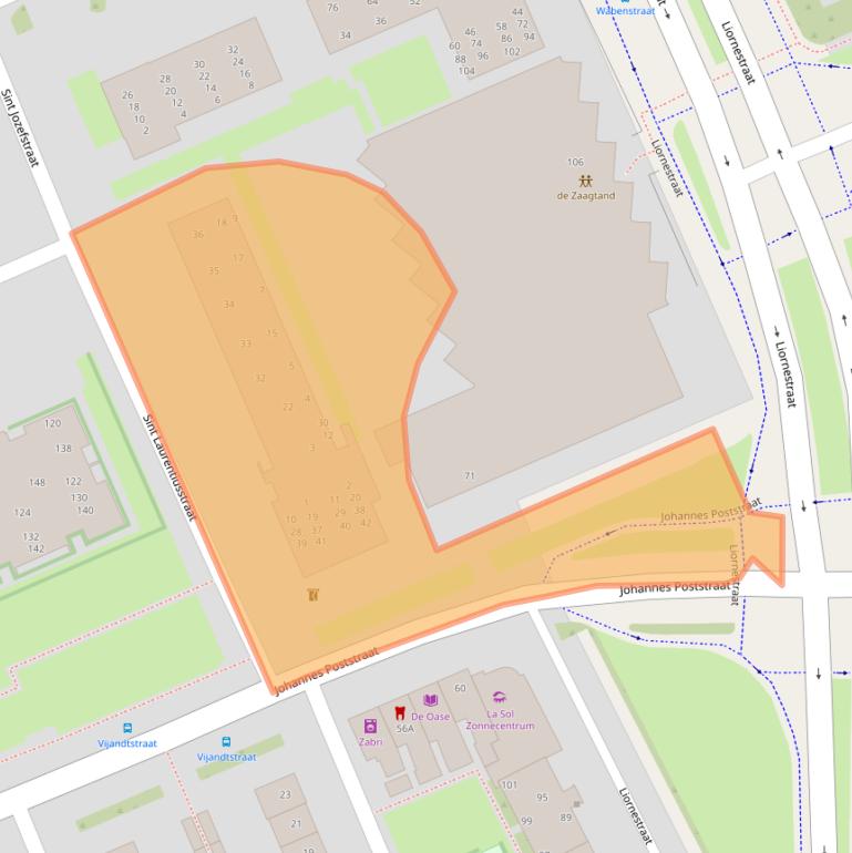 Kaart van postcodegebied 1624VX.