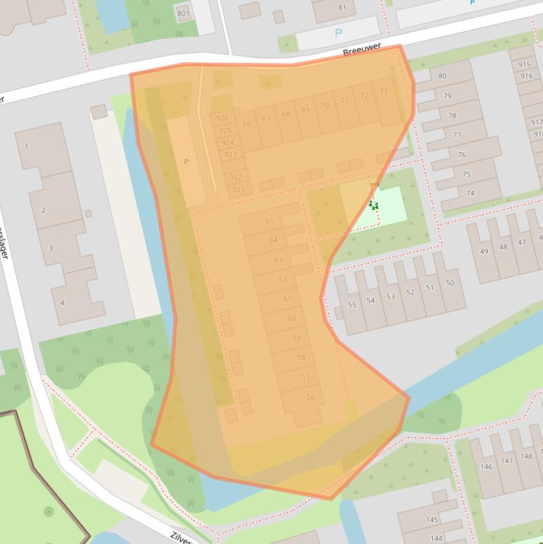 Kaart van postcodegebied 1625AD.