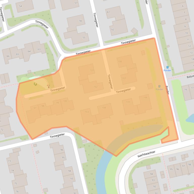 Kaart van postcodegebied 1625AW.