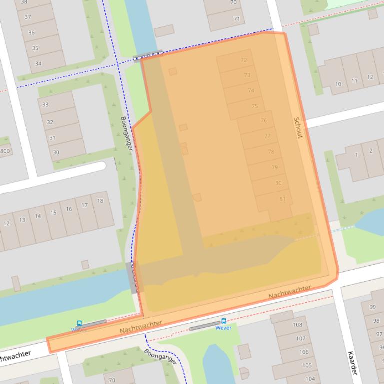 Kaart van postcodegebied 1625BS.