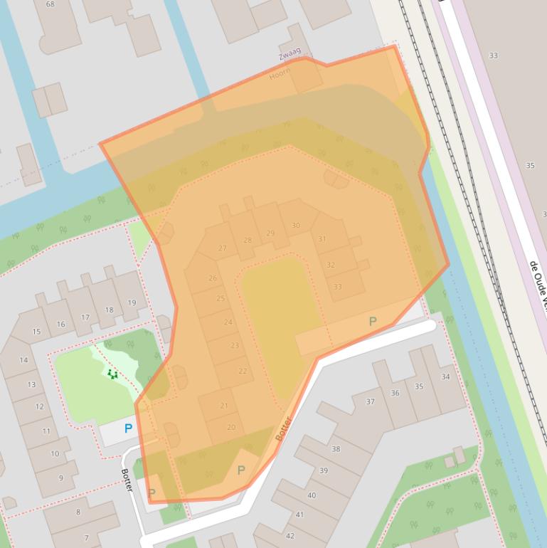 Kaart van postcodegebied 1625DB.