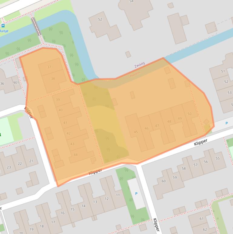 Kaart van postcodegebied 1625EK.