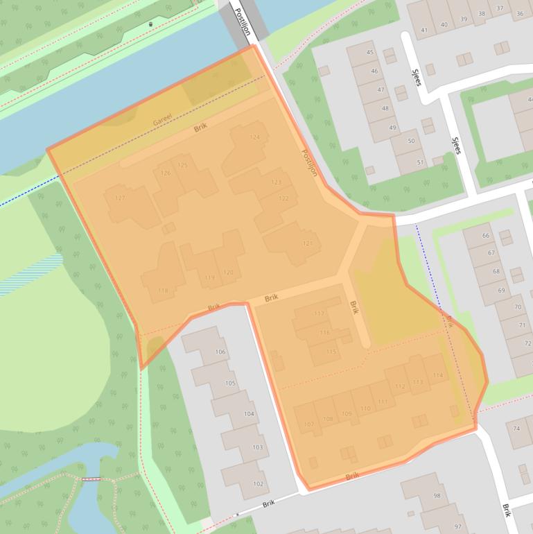 Kaart van postcodegebied 1625GN.